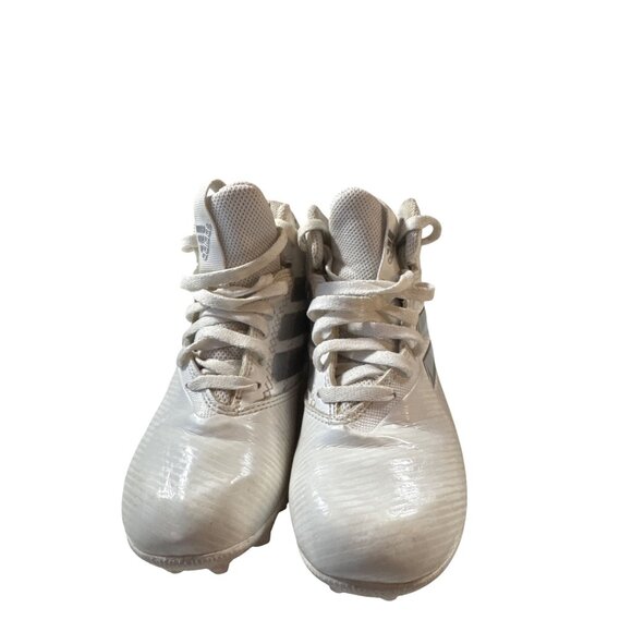 Adidas White Youth Football Cleats Size 12K‎ - Picture 2 of 7